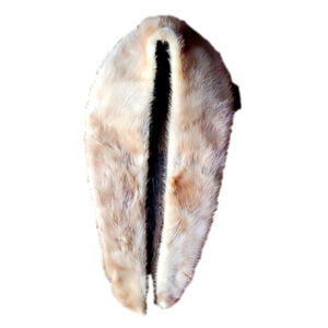 Vintage Mink Genuine Real Fur Light Brown Tan Attachable For Coat Collar Unisex